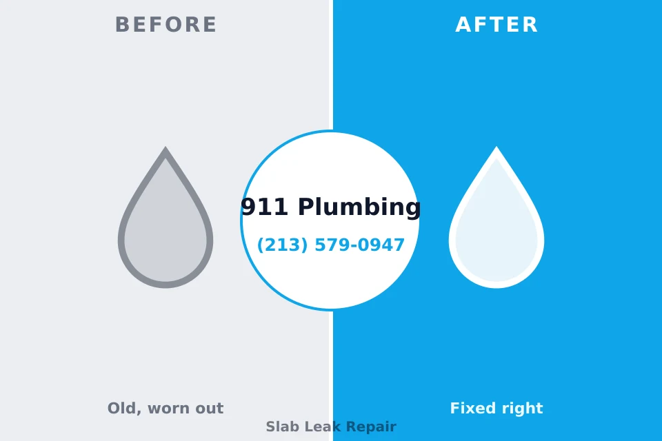 Before and after: plumbing company Marrowstone, WA